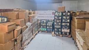 Ankara'da 300 ton sahte gıda maddesi ele geçirildi