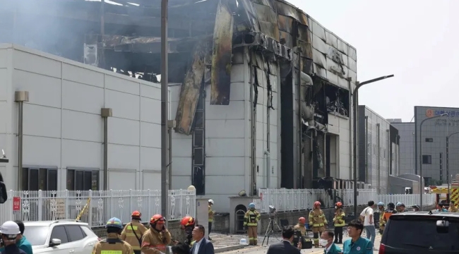 G. Kore'de pil fabrikasında yangın: 20 kişi öldü