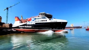 İskoçya için TR'de üretilen 2. gemi denize indirildi
