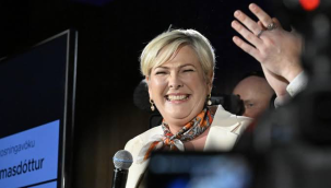 İzlanda'nın yeni cumhurbaşkanı Tomasdottir oldu