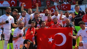 Milli ampute futbol takımı Almanya'yı 11-0 yendi