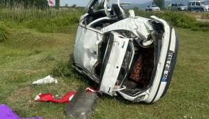 Tokat'ta şarampole devrilen araçta 3 kişi öldü