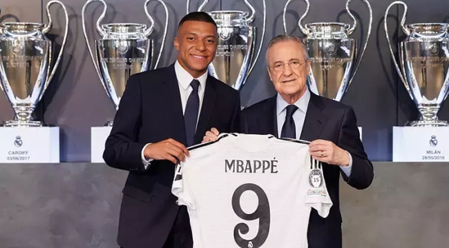 Mbappe, Real Madrid'le resmi sözleşme imzaladı