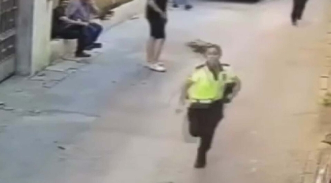 Polisten kaçan kişi, çelme takılarak yakalandı