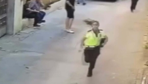 Polisten kaçan kişi, çelme takılarak yakalandı