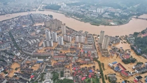 Çin'de aşırı yağışlar: 80 bin kişi tahliye edildi