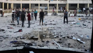 İsrail Gazze'de okulu vurdu: En az 100 can kaybı