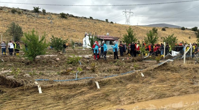 Kayseri'de sel ve heyelan: 1 can kaybı