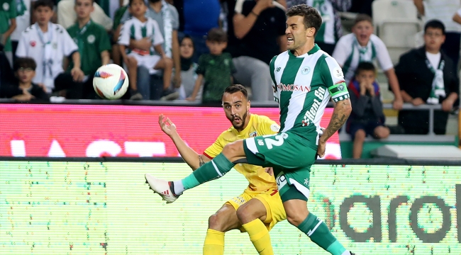 Konyaspor-Kayserispor maçı golsüz bitti