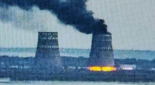 Zaporijya nükleer santralinde yangın çıktı