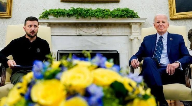 Zelenski, Biden'la Beyaz Saray'da görüştü