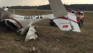 Bursa'da eğitim uçağı düştü: 2 can kaybı