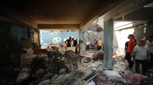 İsrail, Gazze'de okul vurdu: 22 can kaybı