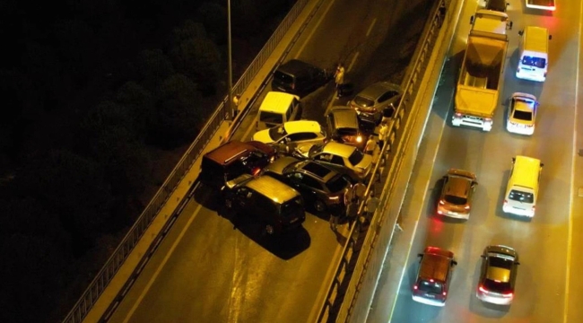 İstanbul'da zincirleme trafik kazası: 5 yaralı