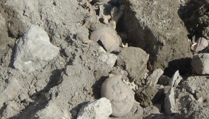 Kentsel dönüşüm kazısından insan kemikleri çıktı