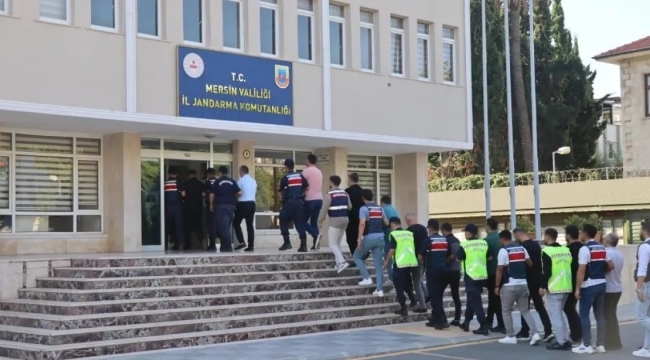 Mersin merkezli 9 ilde kaçak kumaş operasyonu