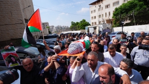 Nablus'ta Ayşenur Ezgi Eygi için cenaze töreni