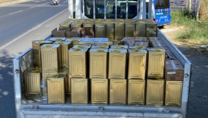 Aydın'da bir kamyonette 5 ton sahte bal yakalandı