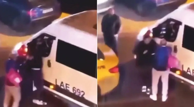 Esenyurt'ta taksici, servis şoförüne saldırdı