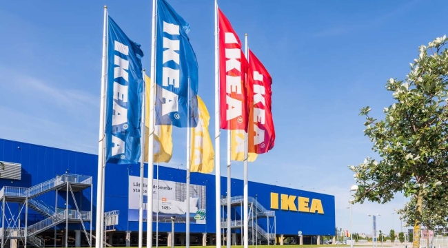 Ikea'nın küresel satışları yıllık bazda %5 düştü