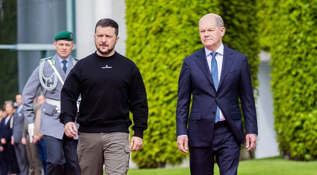 Scholz: "Ukrayna'yı desteklemekten vazgeçmeyeceğiz"