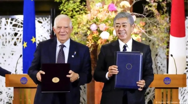 AB-Japonya arasında güvenlik anlaşması imzalandı