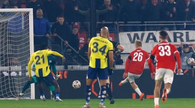 Avrupa Ligi: AZ Alkmaar 3-1 Fenerbahçe 