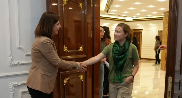 Greta Thunberg'den Diyarbakır BB'ye ziyaret