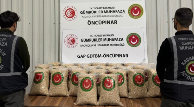 Kilis'te 276 milyon ₺'lik uyuşturucu yakalandı