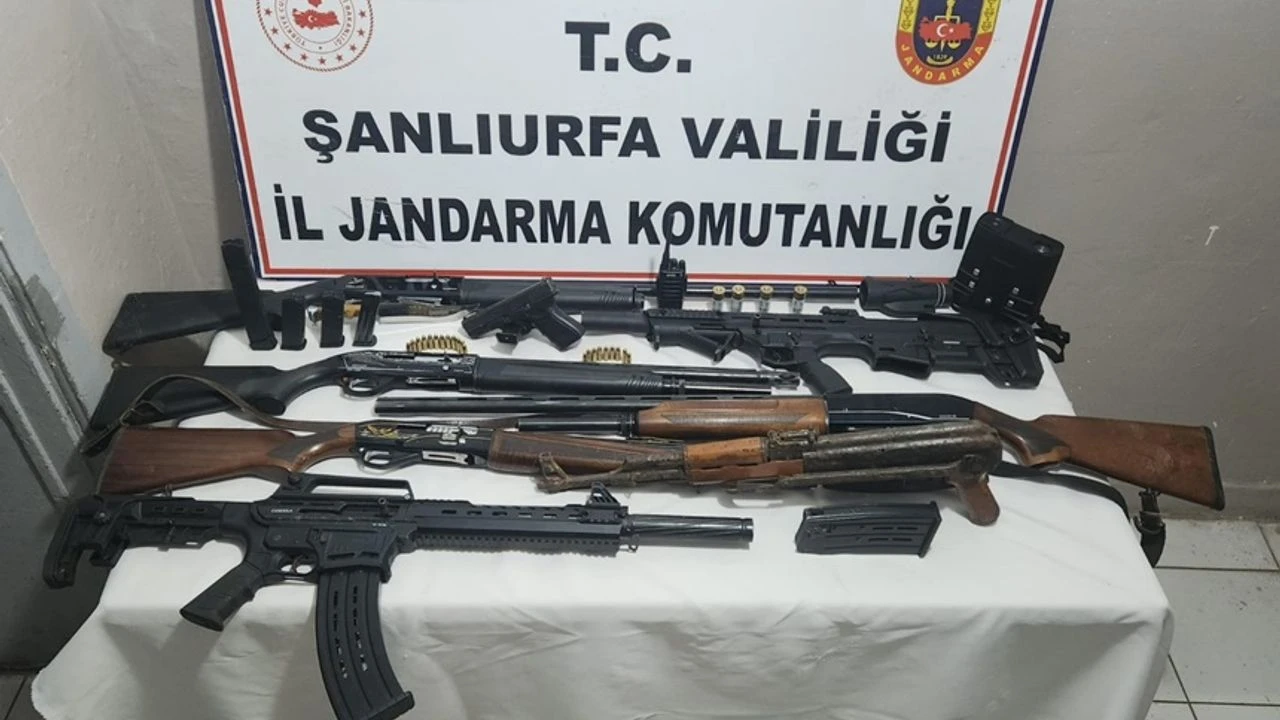 Siverek'te silah kaçakçılarına operasyon: 10 gözaltı