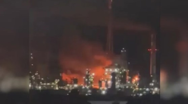 TÜPRAŞ'ın İzmir rafinerisinde yangın çıktı