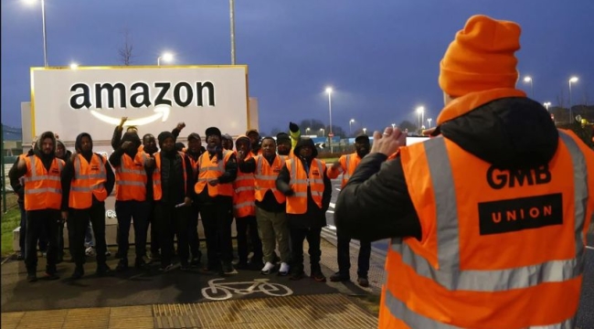 ABD'de Amazon çalışanları 4 eyalette greve gitti