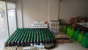 Aydın'da 2,8 bin litre sahte zeytinyağı ele geçirildi