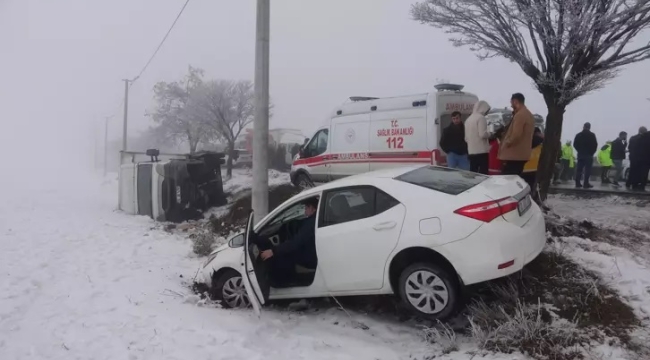 Bitlis'te zincirleme trafik kazası: 31 yaralı