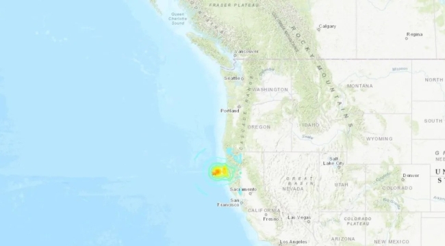 California açıklarında 7,3 büyüklüğünde deprem