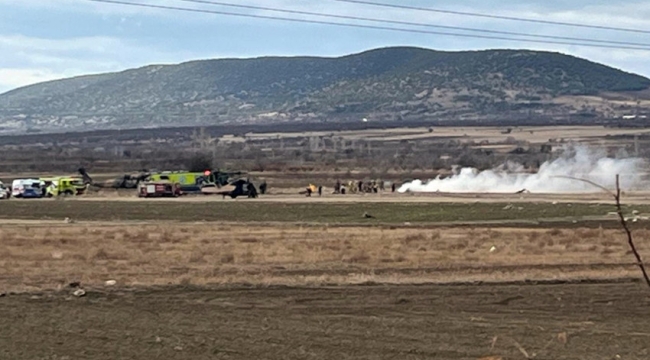Isparta'da askeri helikopter düştü: 6 asker şehit