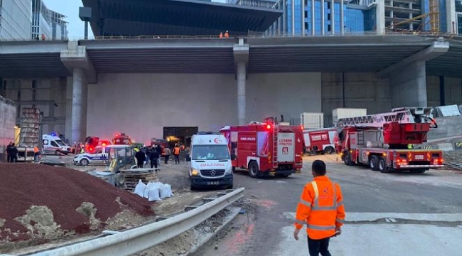 İstanbul Finans Merkezi'nde yangın çıktı
