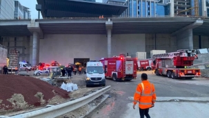 İstanbul Finans Merkezi'nde yangın çıktı