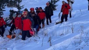 Palandöken'de çığ düştü: 1 ölü 4 yaralı
