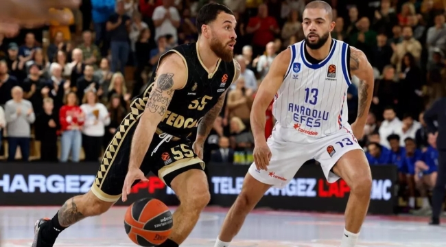 THY Avrupa Ligi: Monaco 94-75 Anadolu Efes