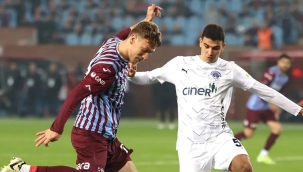 Trendyol Süper Lig: Trabzonspor 2-2 Kasımpaşa