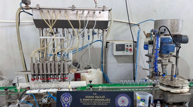 Adana'da 16 ton sahte zemzem suyu ele geçirildi