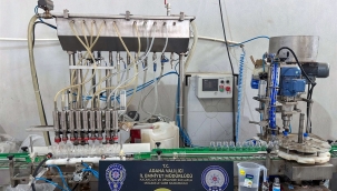 Adana'da 16 ton sahte zemzem suyu ele geçirildi