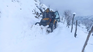 Batman'da kar: 14 yerleşim yerinin yolu kapandı