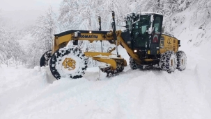 D. Karadeniz'de kar: 320 köy yolu ulaşıma kapandı