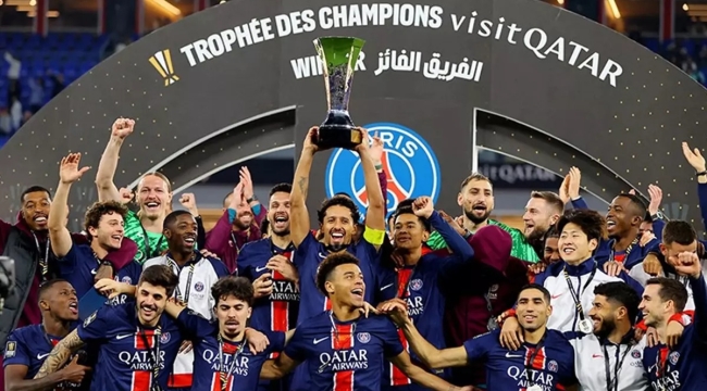 Fransa Süper Kupası'nın sahibi PSG oldu