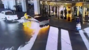 Las Vegas'ta Trump Hotel önünde "Tesla" patladı