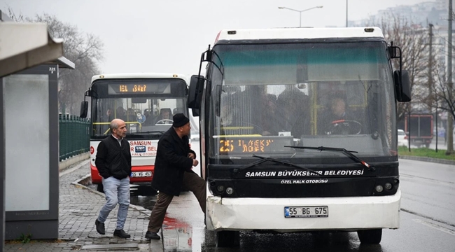 Samsun'da toplu taşımaya %15 zam