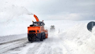6 ilde 172 yol, kar nedeniyle ulaşıma kapalı