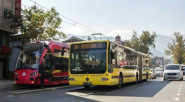 Bursa'da toplu taşımaya %30 zam